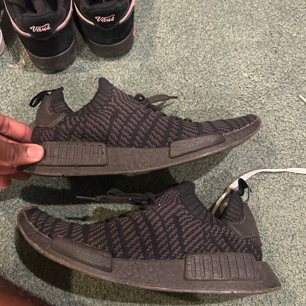 Adidas nmd Black Patterned Sneakers